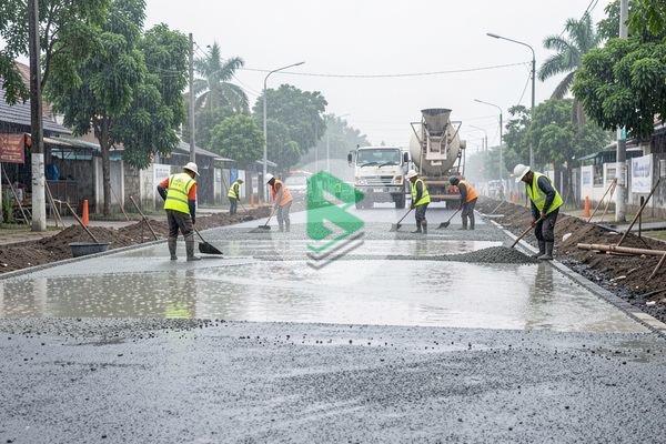 Cor Jalan Saat Hujan: Panduan Teknis dan Solusi Terbaik dari BetonCorPlus