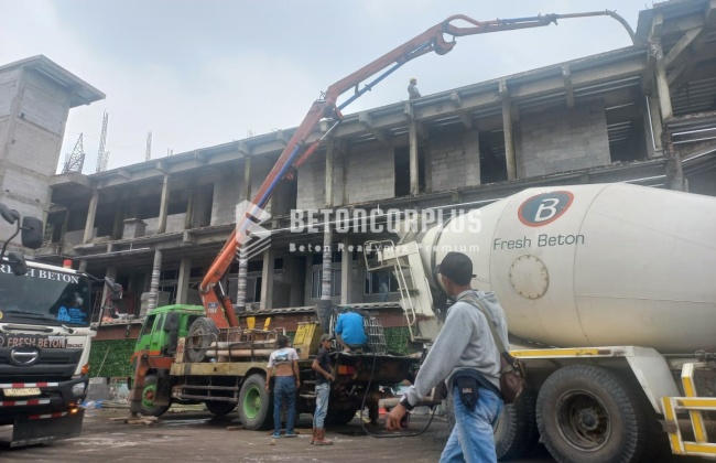 Tempat Sewa Concrete Pump Untuk Cor di Jati Mulya Tangerang