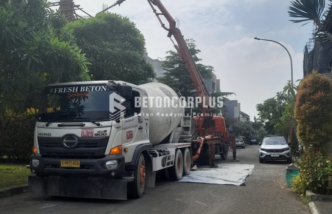 Tempat Sewa Concrete Pump Untuk Cor di Gunung Sari Tangerang