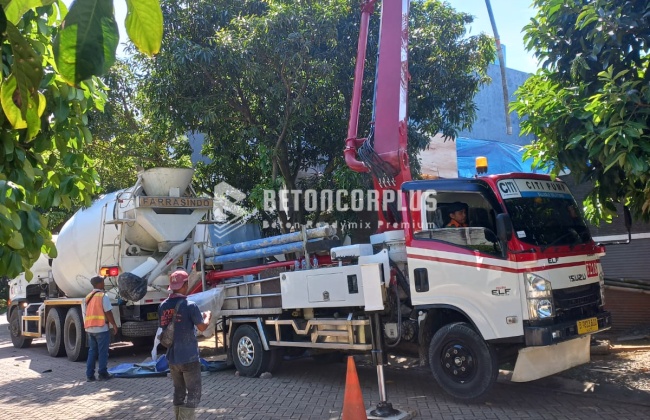 Tempat Sewa Concrete Pump Untuk Cor di Rancagong Tangerang